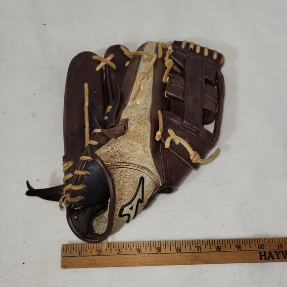 Mizuno Glove Baseball Brown Leather Softball Left Handed 12.5" Model GFN 1250B3 - Picture 14 of 14